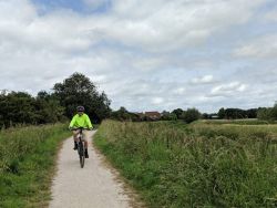 Towpath cycle route
