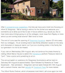 July 2015 Rigsby Wold Holiday Cottage Newsletter