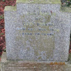 56. LUCY DENNIS died 28th December 1943 aged 75