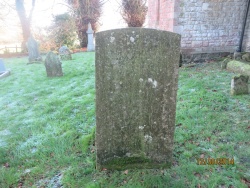 10. To the memory of FREDERICK VALENTINE GILBY (aged 29 years) 7 who died on the 11th day of March 1812.