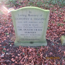 131. Ashes of Dr Dulcie Cicely Stavely died April 23rd 1995 (96 years)