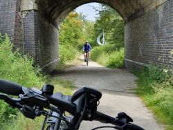 Nice cycle path near Woodhall