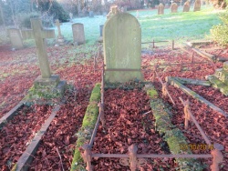 21. Sacred to the memory of LUCY wife of T A Handsley Alford who died 3oth may 1876 aged 46 years. Also of THOMAS ARTINDALE HANDSLEY Surgeon of Alford who died April 10th 1895 aged 64 years.