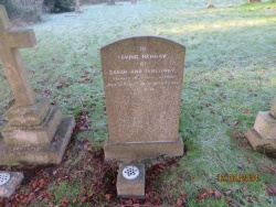 41. In loving memory of SARAH ANN HOLLOWAY beloved wife and mother died December 3oth 1942 aged 73 At Rest