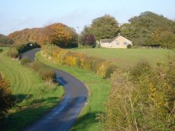 The road from Alford into Rigsby