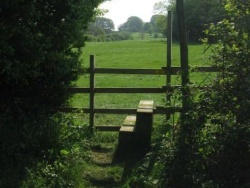 Footpath from Alford to our cottages in early spring